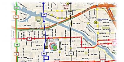 Houston bus ruta sa mapa