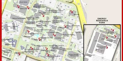 Mapa ng university of Houston